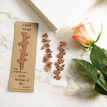 Floral Philosophy Copper Bookmarks - Water Lily